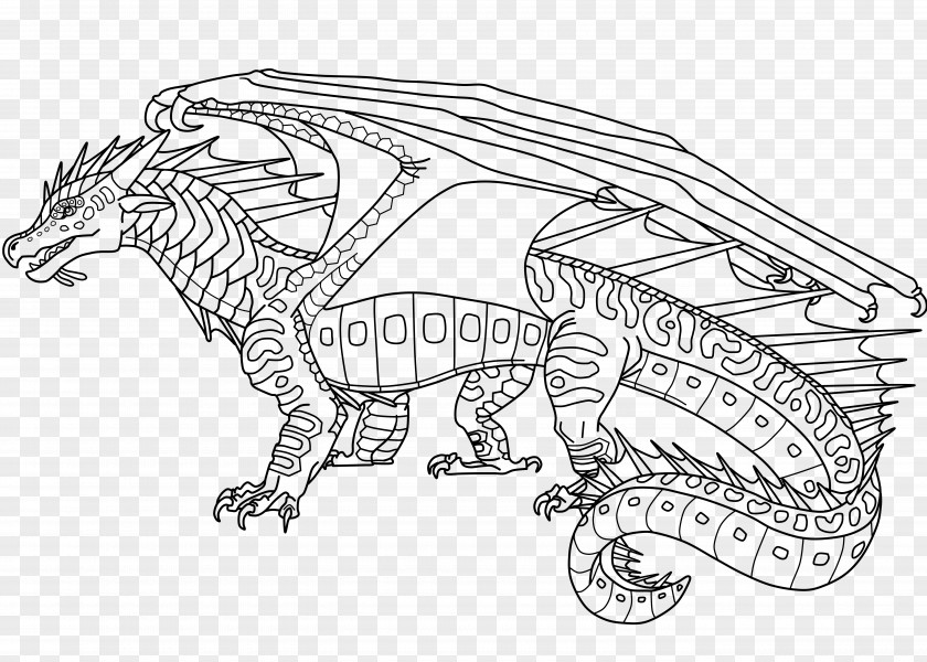 Biopharmaceutical Color Pages Line Art Wings Of Fire Coloring Book Dragon PNG