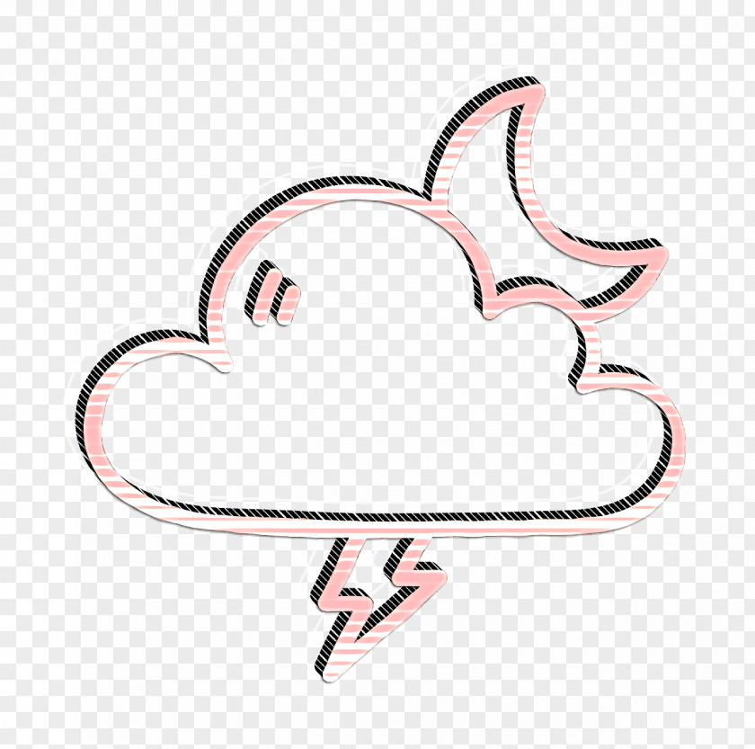 Heart Nose Bolt Icon Cloud Forecast PNG