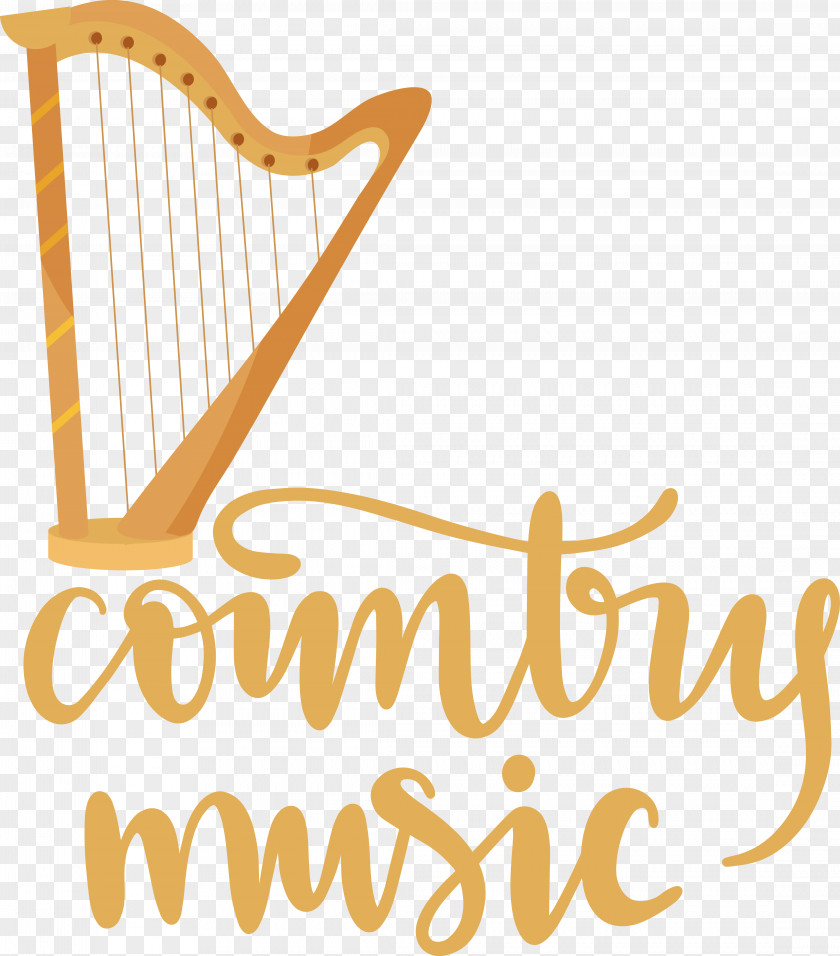 Logo String Instrument Line String Yellow PNG