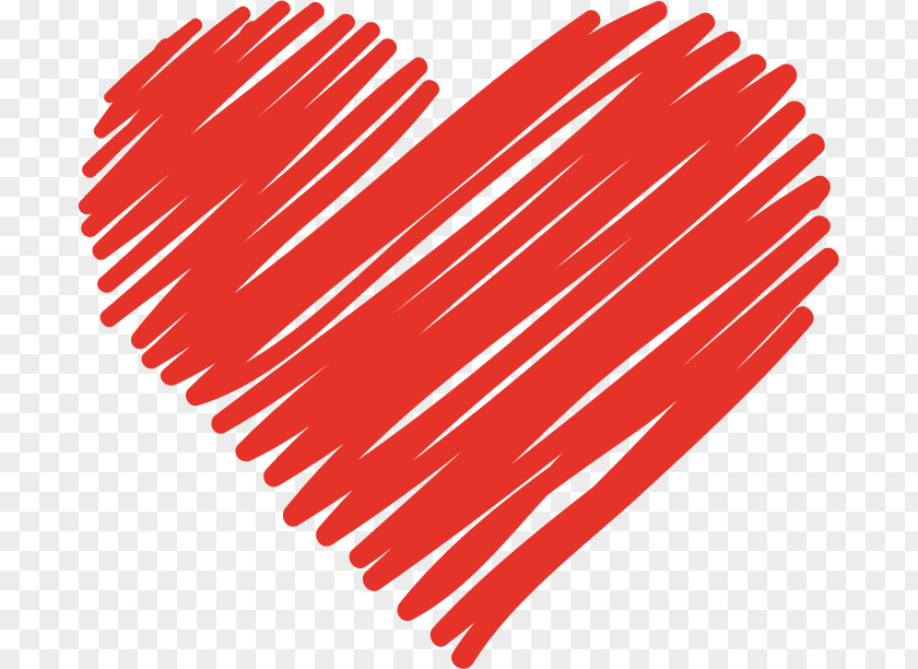 Sketch Heart Clip Art PNG