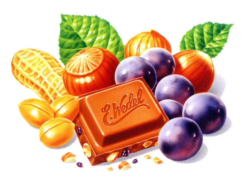 Chocolate Dessert Candy Food Fruit PNG