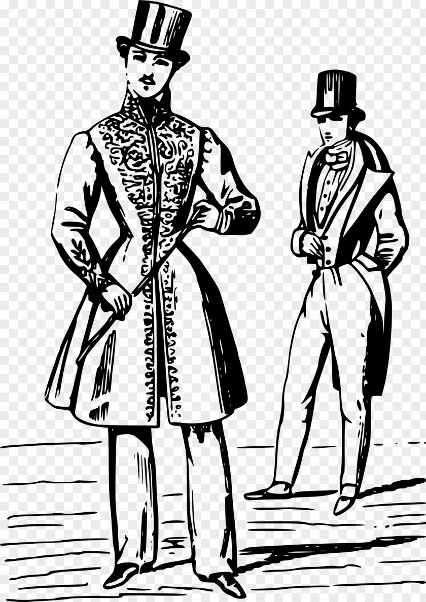 Details Of The Main Clothing France Fashion French People Clip Art PNG