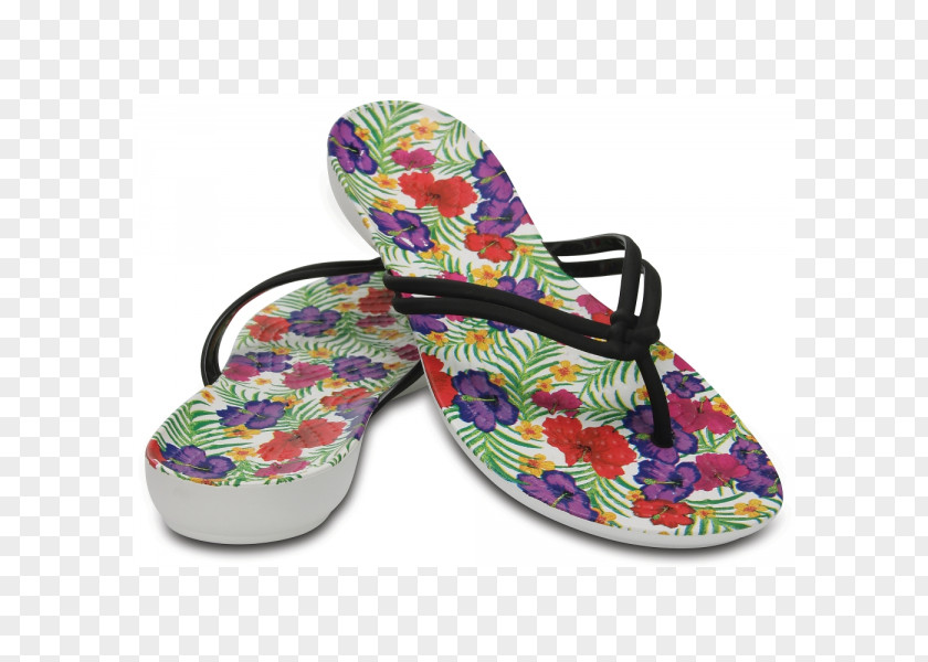 Sandal Crocs Isabella Graphic Flip EU 38 1/2 Flip-flops Shoe PNG