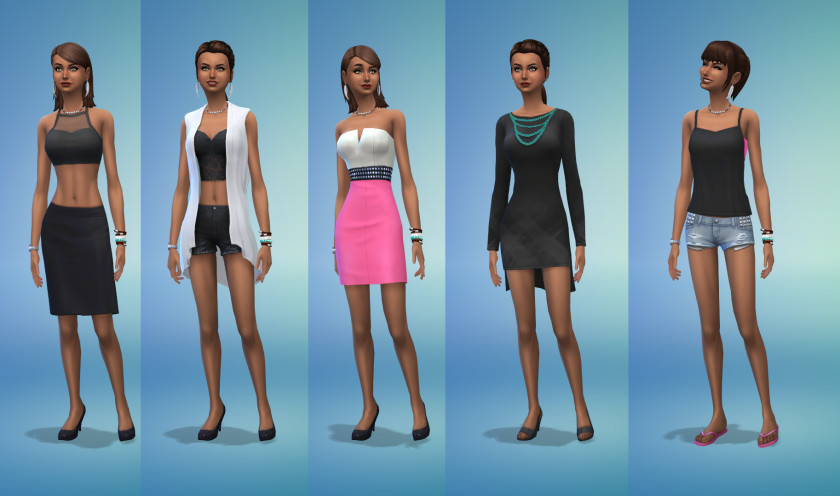 Sims The 4 MySims Party Dress PNG