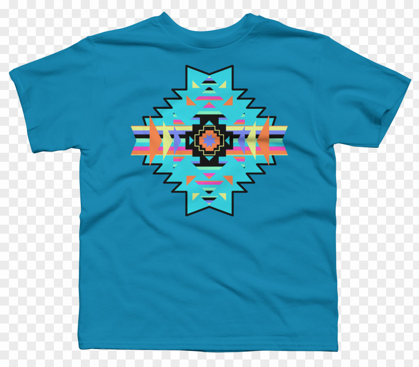 Aztec T-shirt Hoodie Sleeve Crew Neck PNG