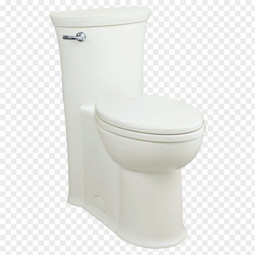 Elongated Flush Toilet American Standard Brands Bathroom Plumbing Fixtures PNG