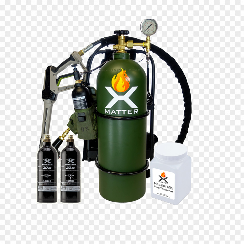 Flamethrower Napalm M4 Flame Fuel Thickening Compound PNG