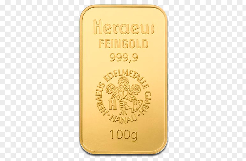 Gold BARS Bar Heraeus Ingot Bullion PNG