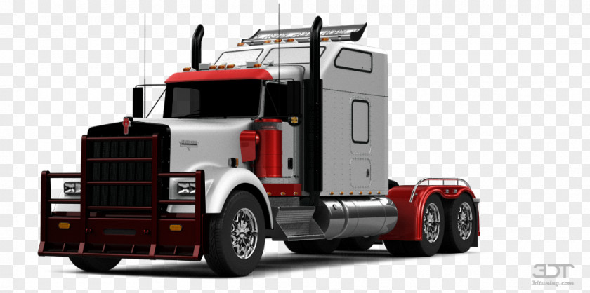 Kenworth W900 Car Motor Vehicle Tires Semi-trailer Truck Commercial PNG