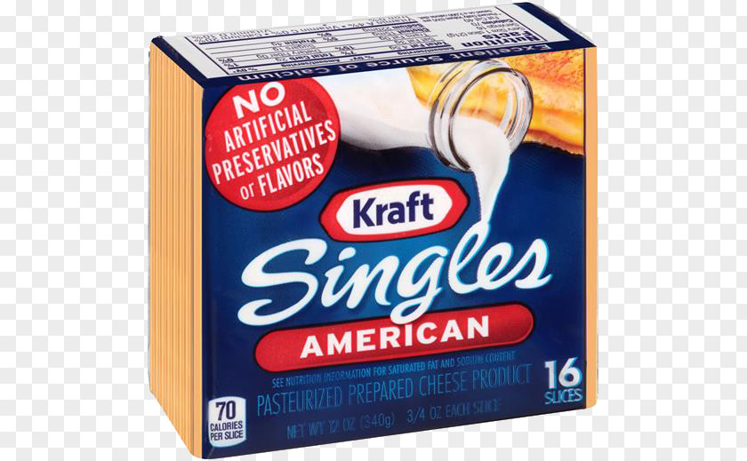 American Cheese Kraft Singles Cream Car Foods PNG