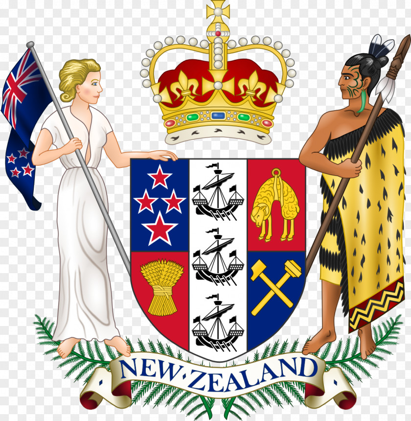 Coat Of Arms New Zealand Det Newzealandske Monarki Flag PNG