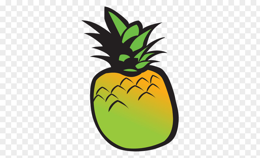 Pineapple Fruit Cartoon Drawing PNG