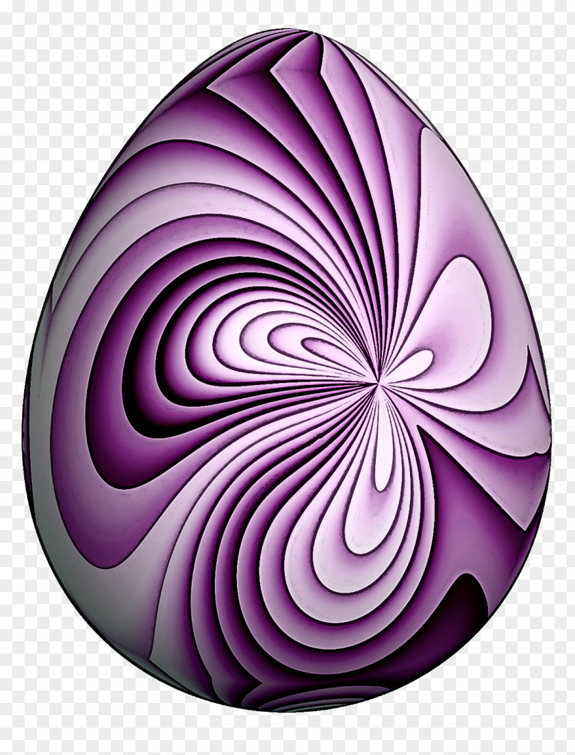 Purple Violet Spiral Plant Pattern PNG
