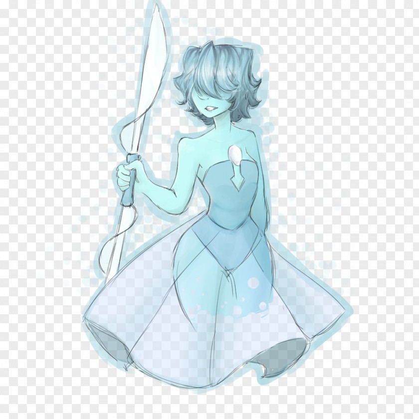 Blue Pearl Drawing Video Sketch Image PNG