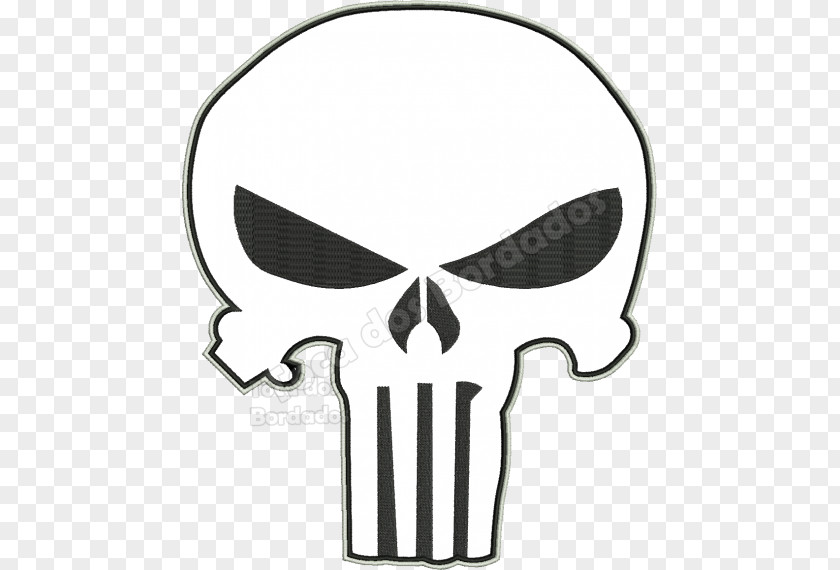 Captain America Punisher New England Patriots Iron-on Embroidered Patch PNG