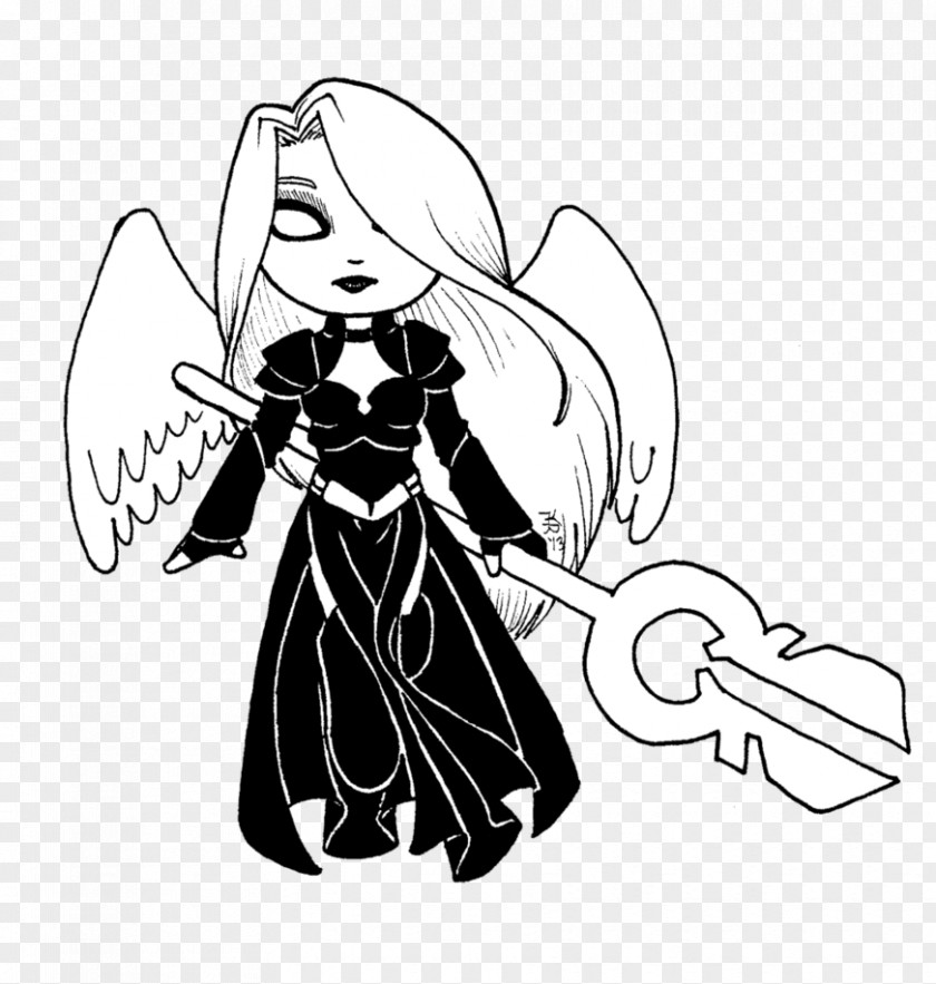 Death Reaper Line Art Drawing Clip PNG