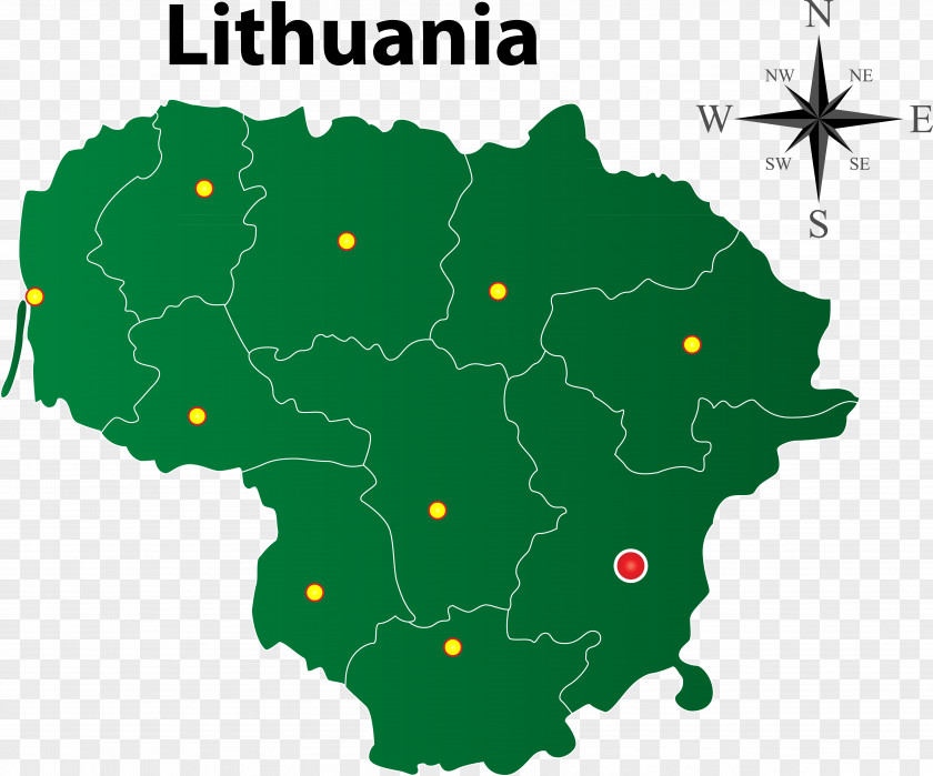 Lithuania Travel Element Vector Map Flag Of Stock Photography PNG