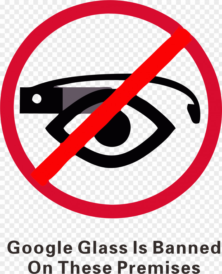 No Entry (English) Google Glass Search Wearable Technology Smartglasses PNG