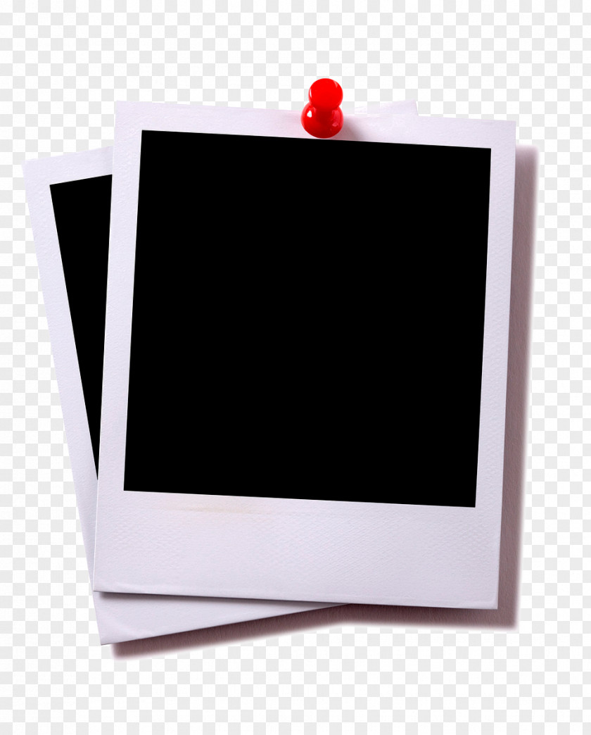 Pinned Black Paper PNG