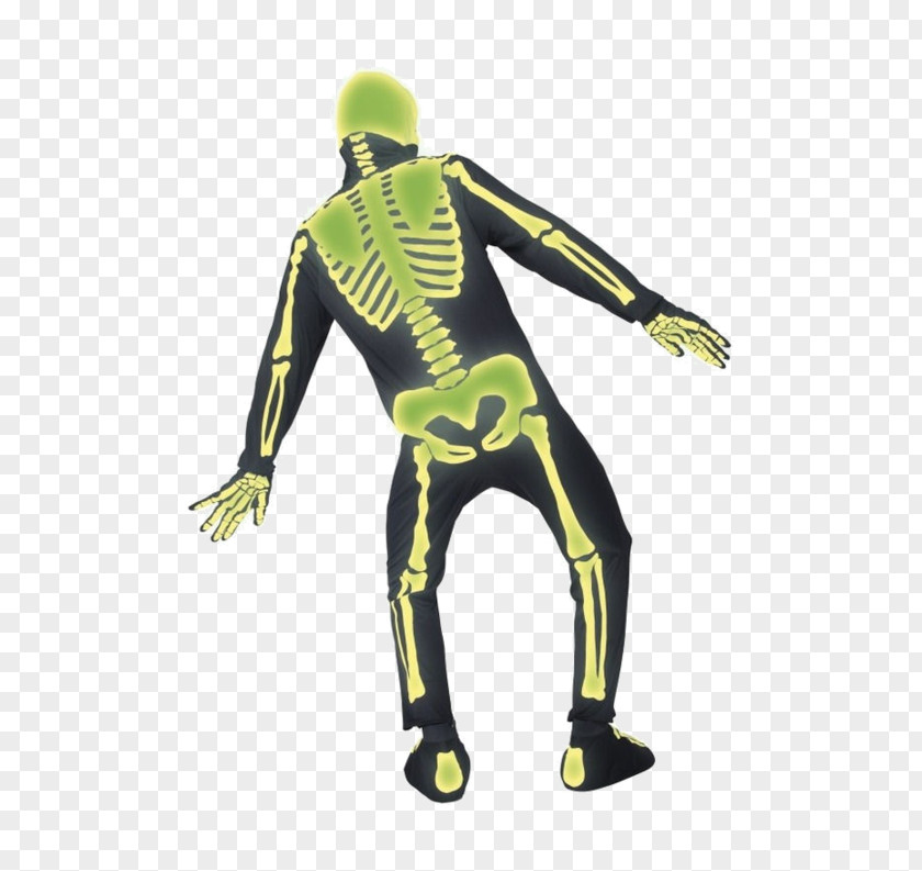 Skeleton Halloween Costume Party Disguise PNG