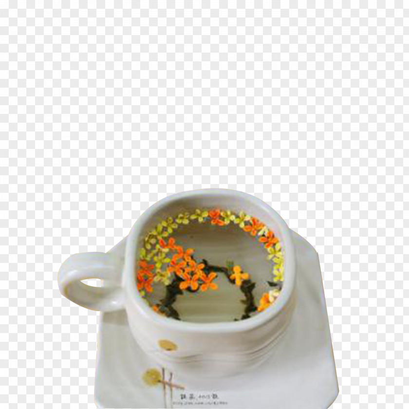 Osmanthus Tea Green Coffee Oolong Sweet PNG