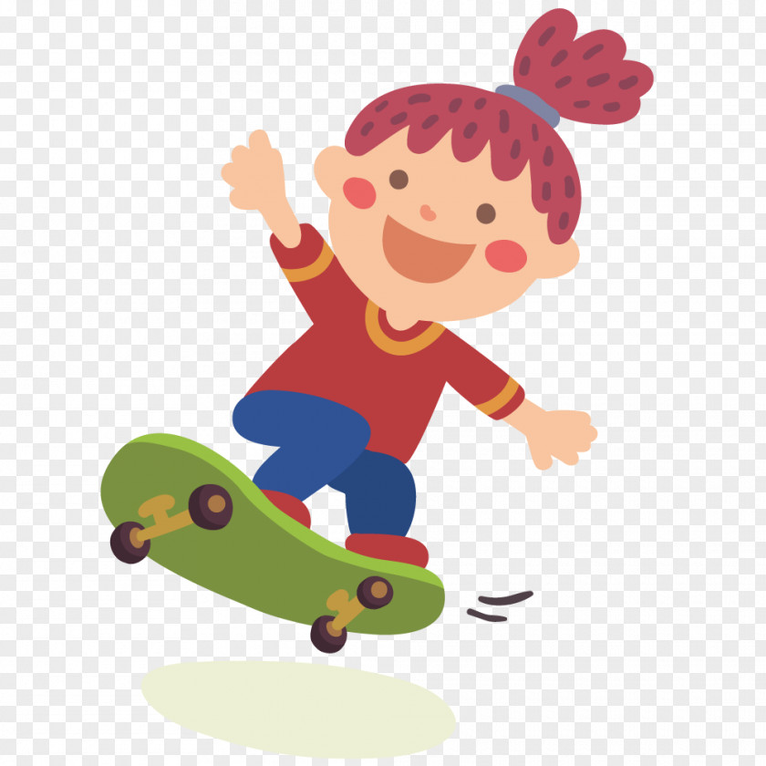 Vector Skateboarding Trick Icon PNG