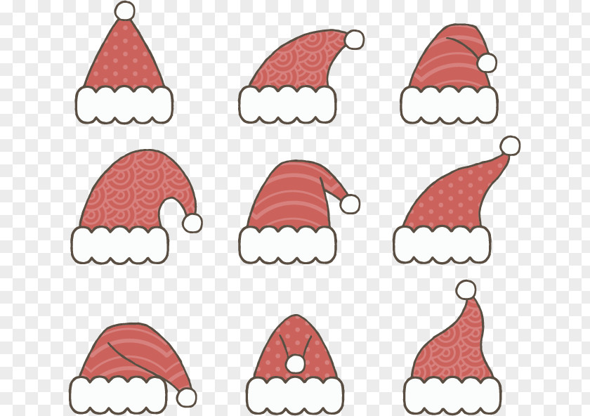 9 Christmas Hat Clip Art PNG