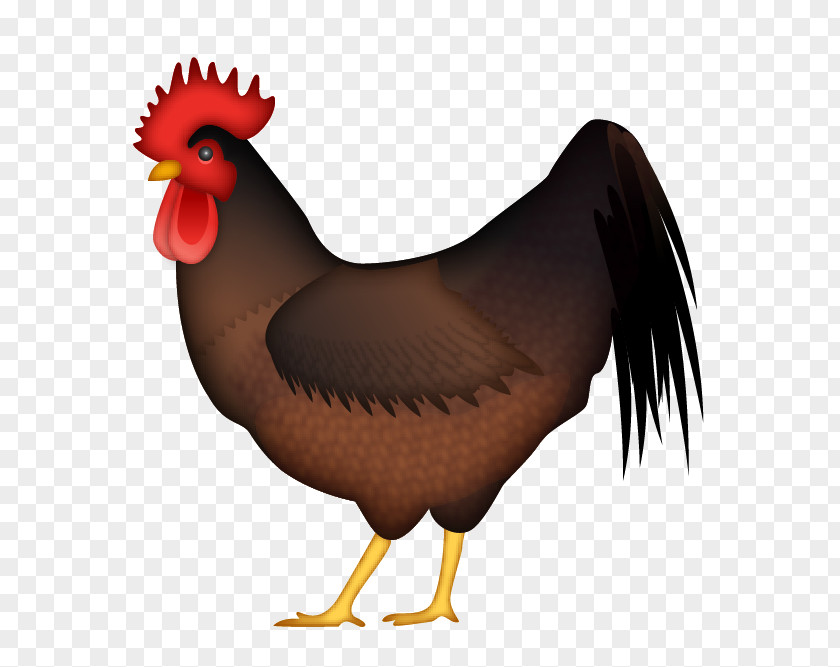 Chicken Rooster Emoji Social Media IPhone PNG