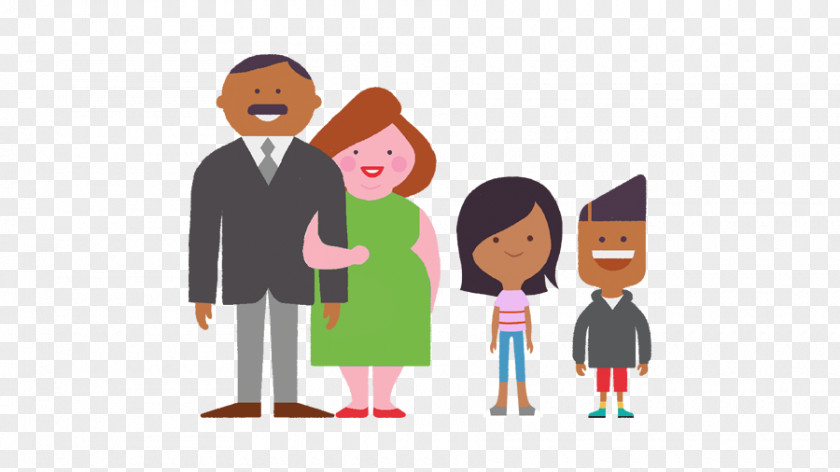 Family Cartoon Child Parent PNG