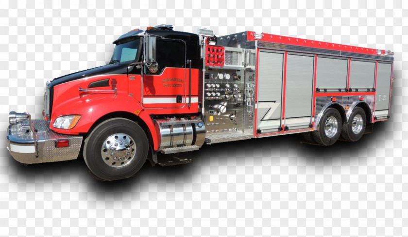 Fire Truck Car Motor Vehicle Engine Department PNG