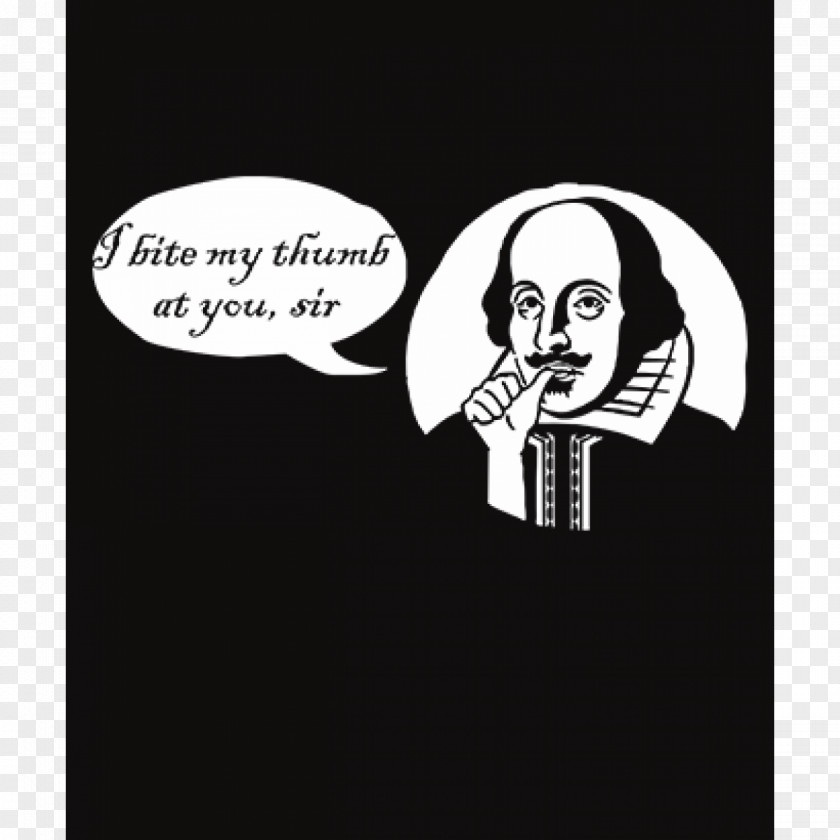Nerd William Shakespeare T-shirt Thumb Biting Homo Sapiens PNG