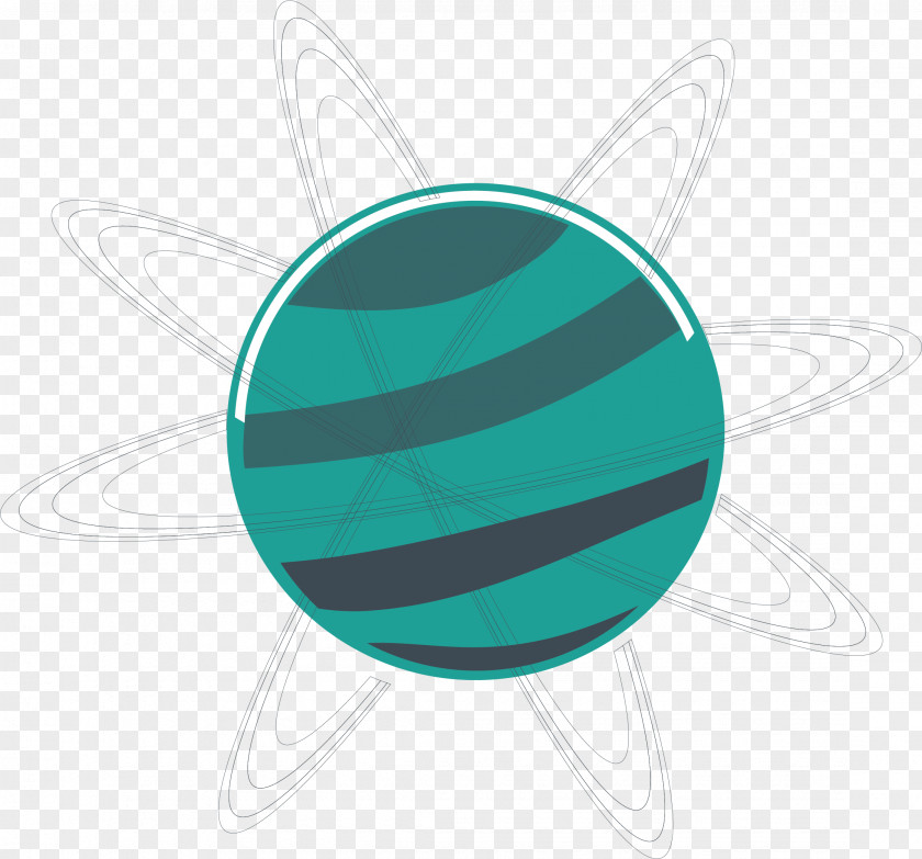 Ring Planet Cartoon Illustration PNG