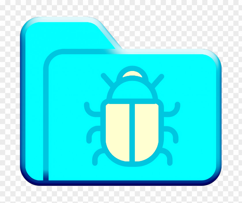 Virus Icon Folder Cyber PNG