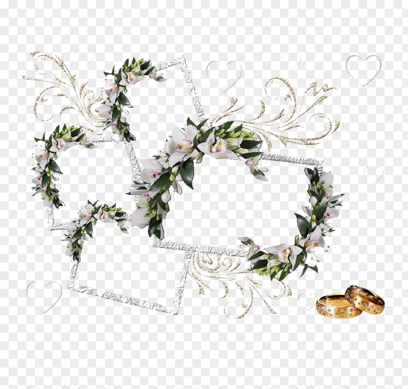 Wedding Style Frame Picture PNG