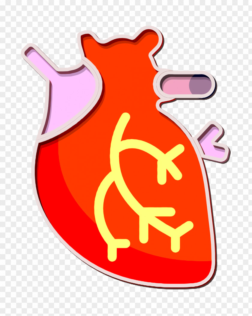 Cartoon Pink Heart Icon Medical Asserts PNG