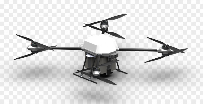 Drone Shipper Helicopter Rotor Delivery Unmanned Aerial Vehicle Transport Quadcopter PNG