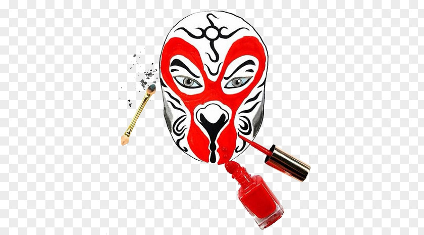 Facebook Sun Wukong Cosmetics Artist Chinese Opera Mask PNG