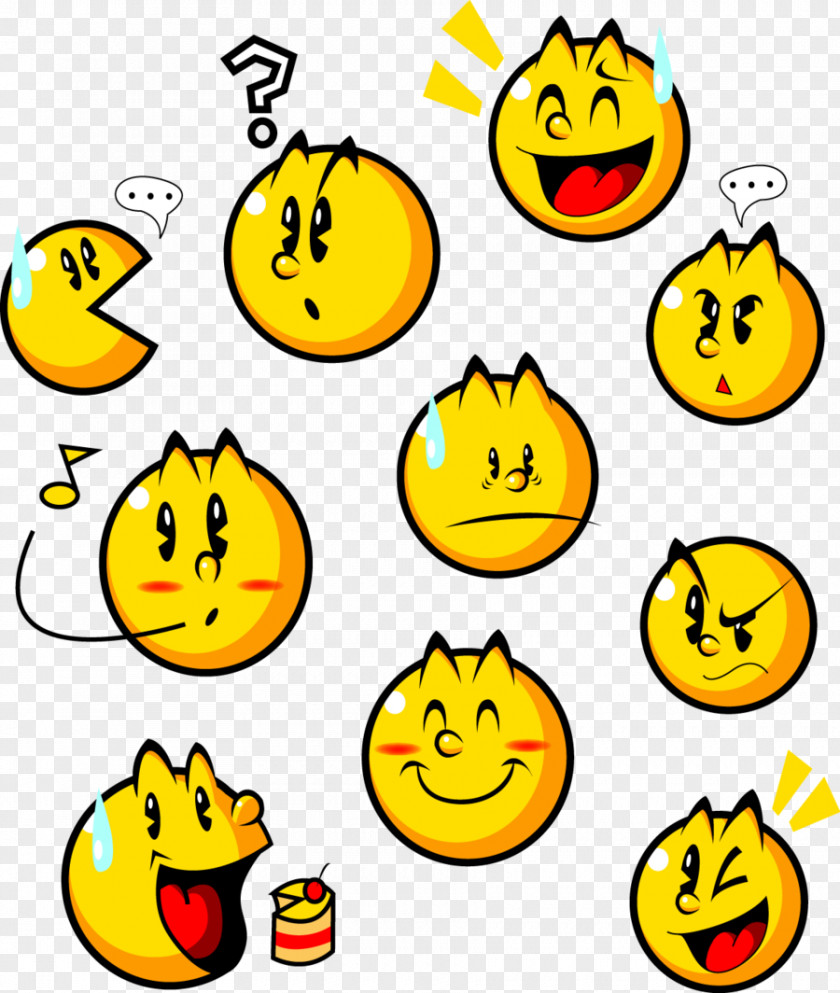 Ghosts And Monsters Ms. Pac-Man Smiley Video Game Clip Art PNG
