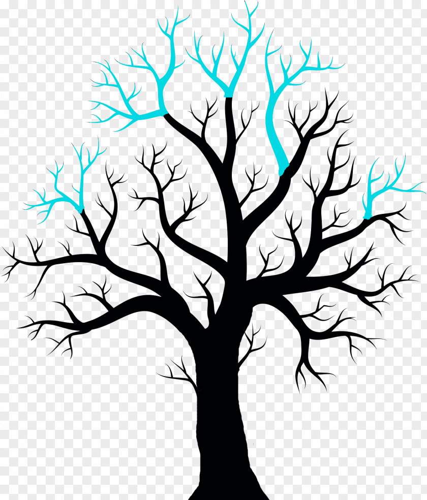 Tree Silhouette Clip Art Vector Graphics Openclipart Image Illustration PNG