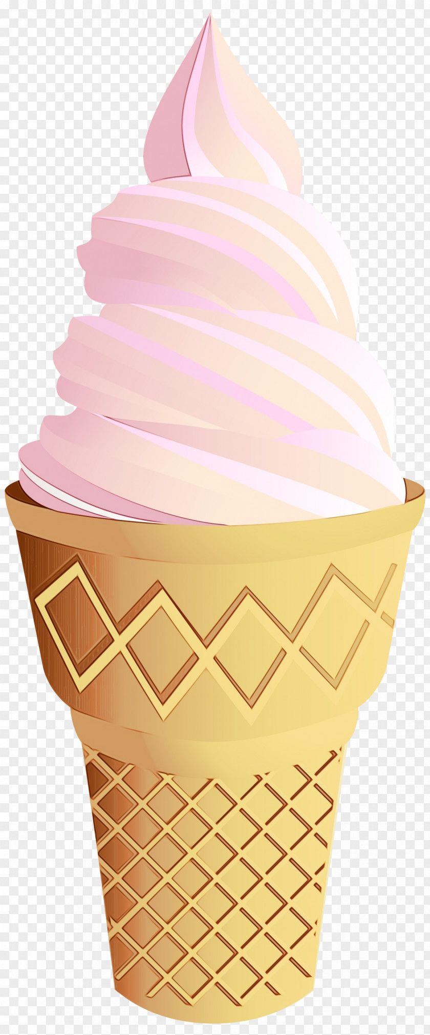 Gelato Ice Cream Cones Flavor Whipped PNG