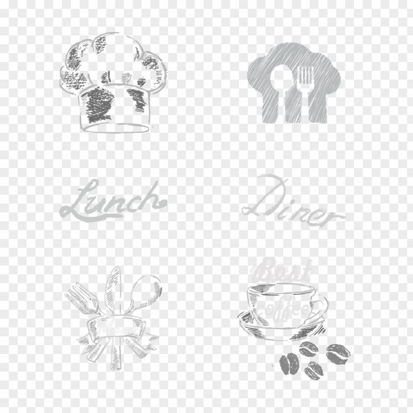Restaurants Element Vector Painted Chalk Coffee Cafe Restaurant Cook Knife And Fork Inn PNG