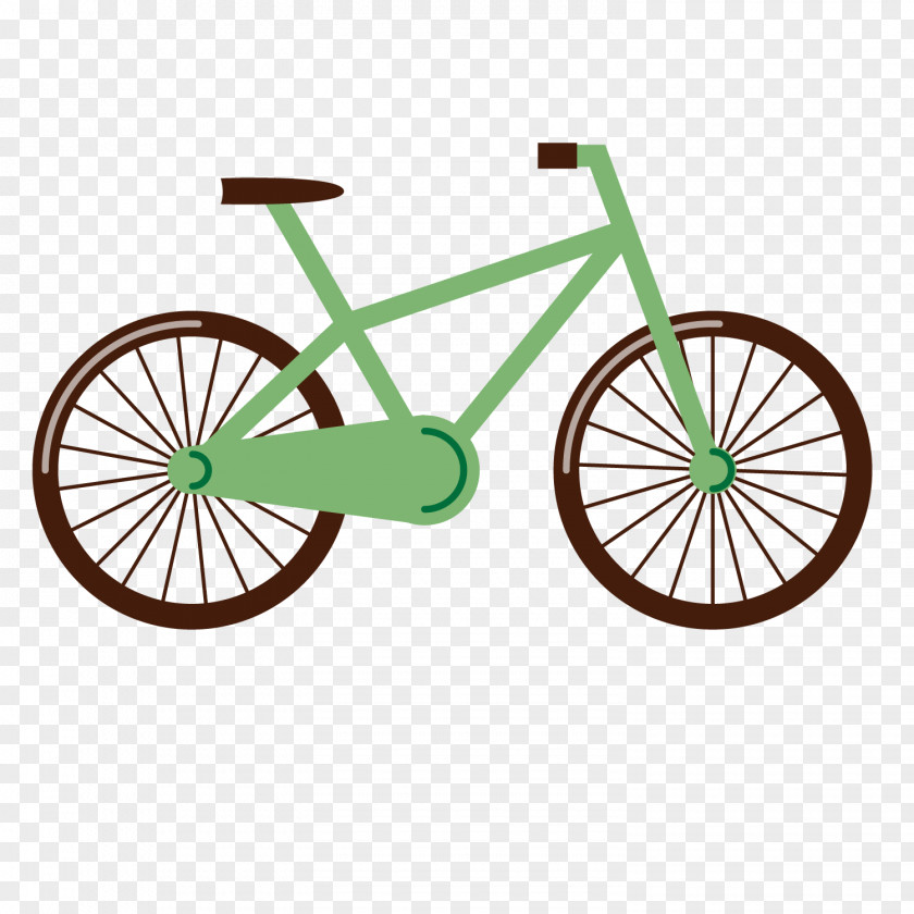 Vector Candy Green Bike Bicycle Cycling Clip Art PNG