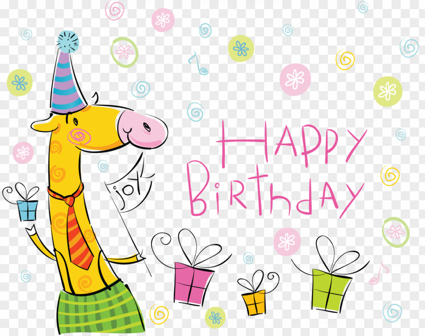 Birthday Card Happy Cartoon Clip Art PNG