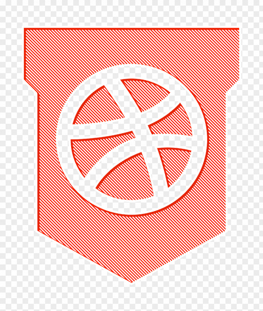 Emblem Logo Social Media Icons Background PNG