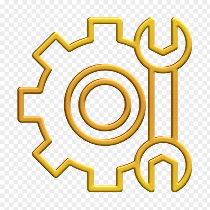 Gear Icon Construction PNG