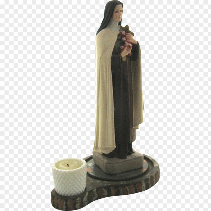 Hand Painted Candle Figurine Statue PNG