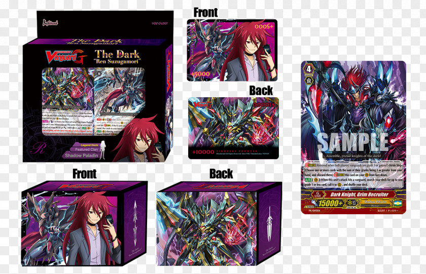 Standard 52card Deck Cardfight!! Vanguard G Playing Card Sleeve Collectible Game PNG