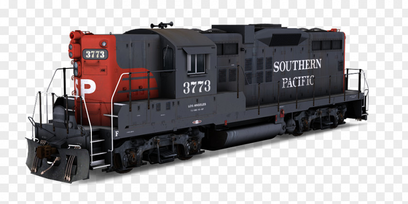 Train Steam Locomotive Trainz Simulator 12 Southern Pacific Transportation Company PNG
