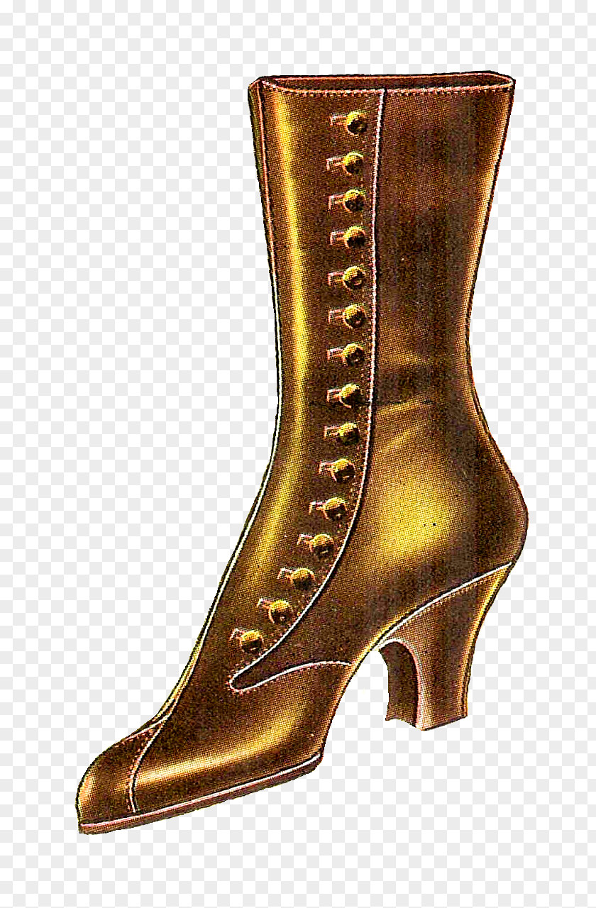 Women's Boots Cliparts Cowboy Boot Shoe Fashion Clip Art PNG