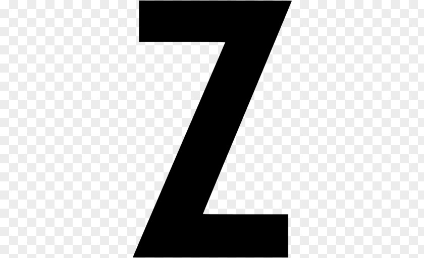 Letter Z Blackletter Alphabet PNG